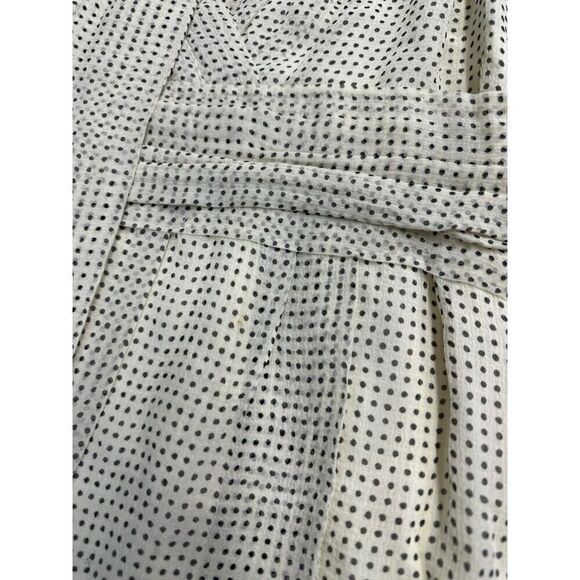 Burberry London England Dresse Silk Polka Dot bow neck sz 38 US 4 - Picture 9 of 16